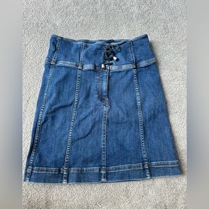 Freee people denim skirt